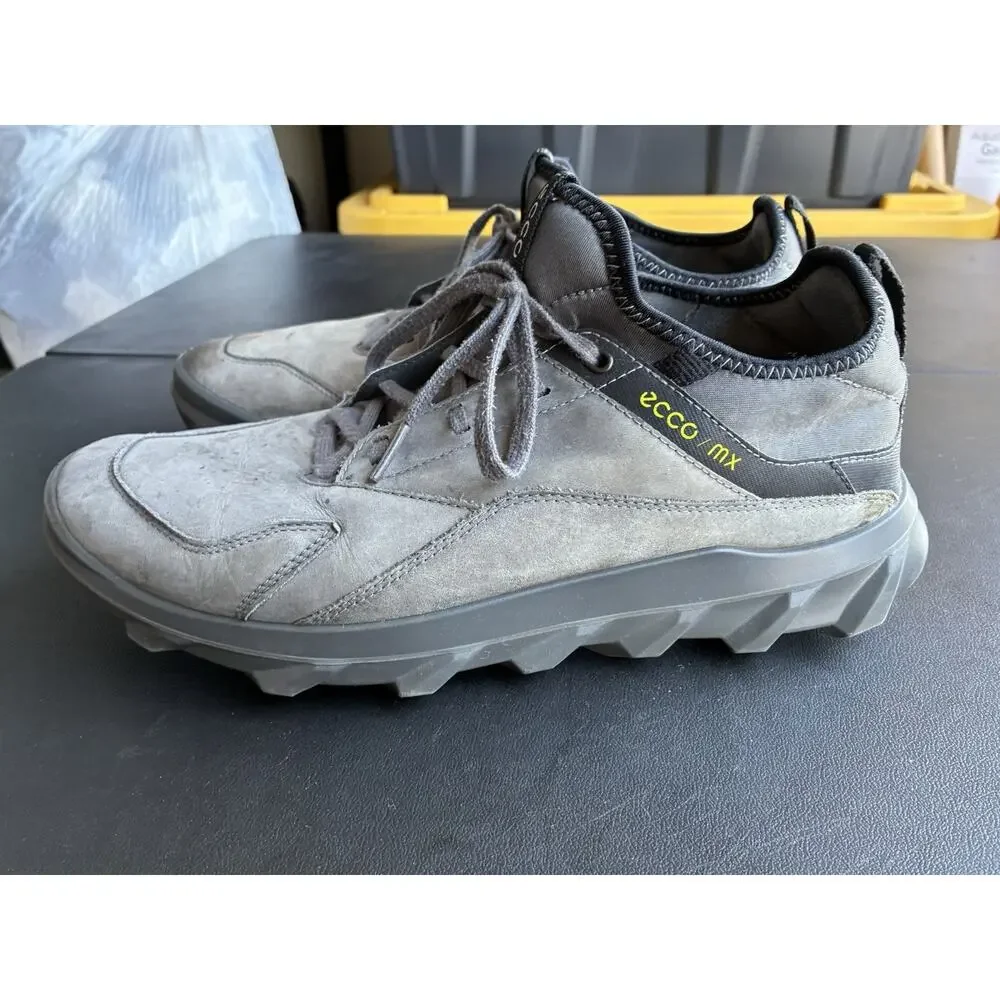 ECCO Mens Mx Low Walking Shoes Graphite Size 8 8.5 US EU 42 Fluidform Tech GREAT